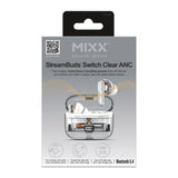 Mixx Trådlösa Kuulokkeet StreamBuds Switch Clear ANC Valkoinen