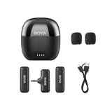 Boya Langaton 2.4 GHz Mikrofoni 2x BY-WM3T-M2 3.5 mm TRS
