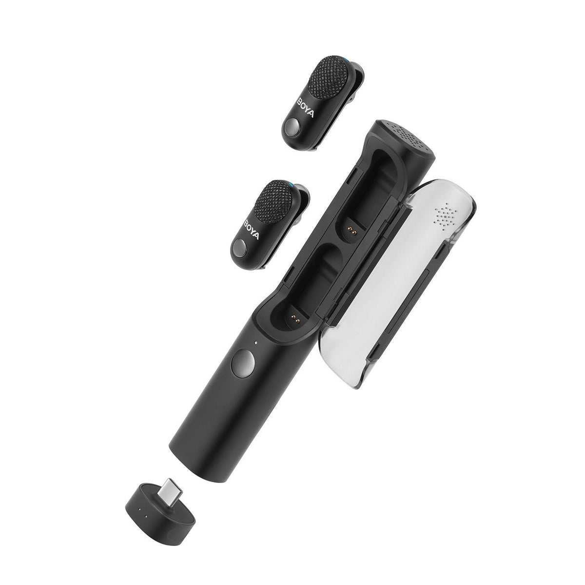 Boya Langaton Mikrofoni Modulaarinen Magic 02 USB-C/3.5mm/Lightning