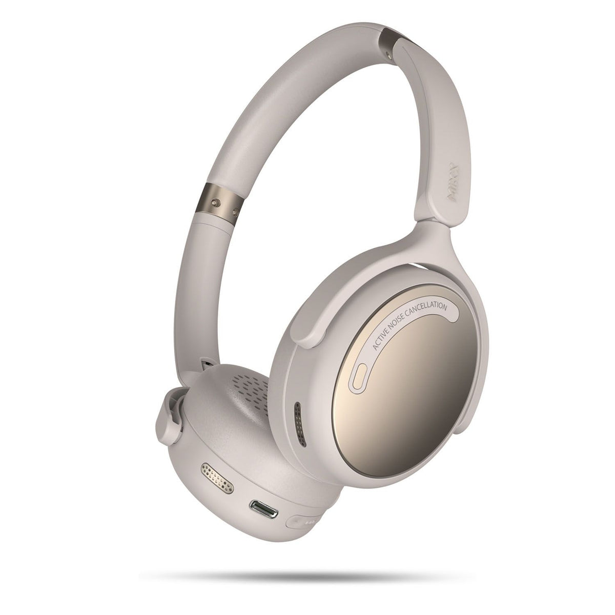 Mixx Trådlösa On-Ear Kuulokkeet StreamQ Go ANC Beige