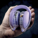 Mixx Trådlöst On-Ear Kuulokkeet StreamQ Go ANC Clear Violetti