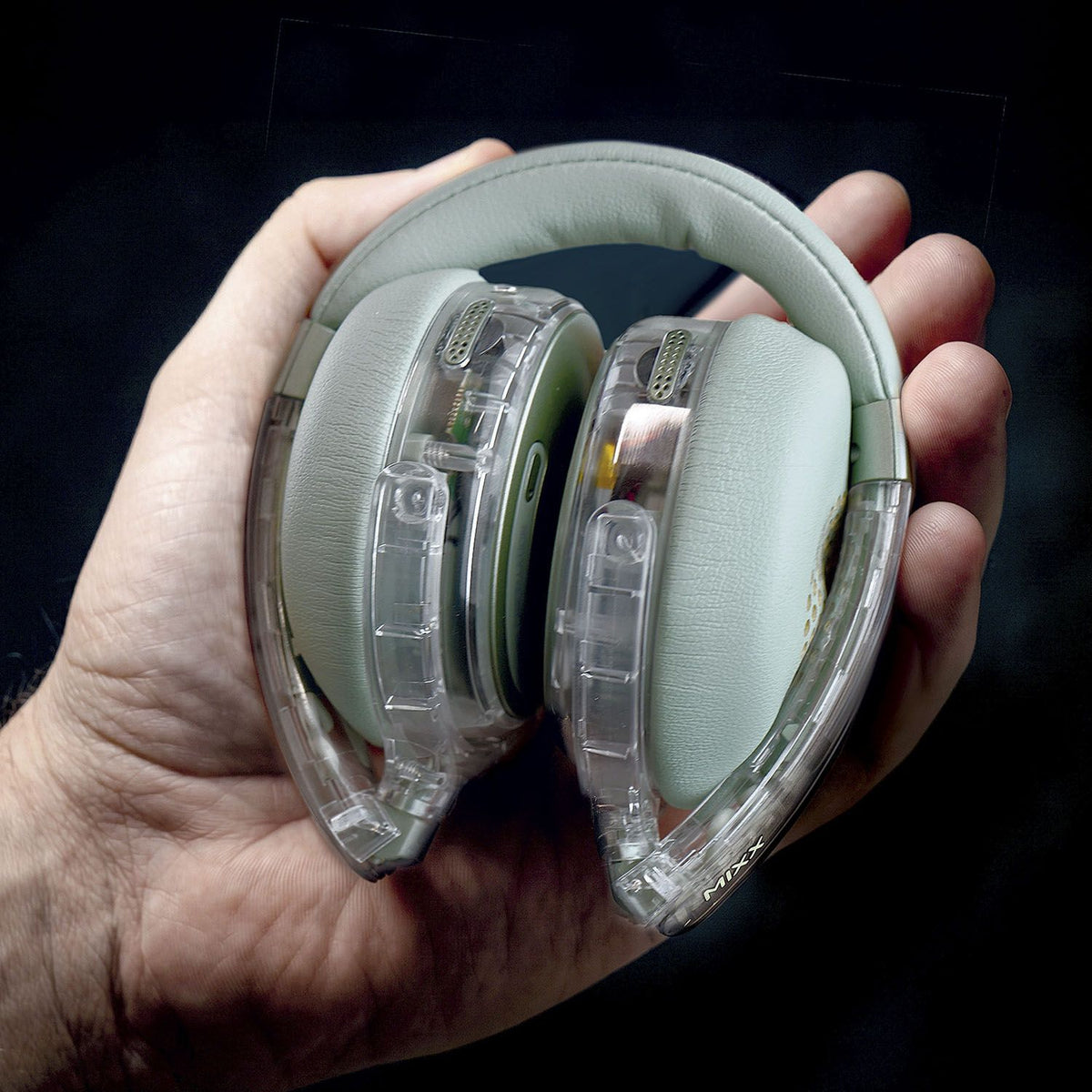 Mixx Trådlöst On-Ear Kuulokkeet StreamQ Go ANC Clear Vihreä