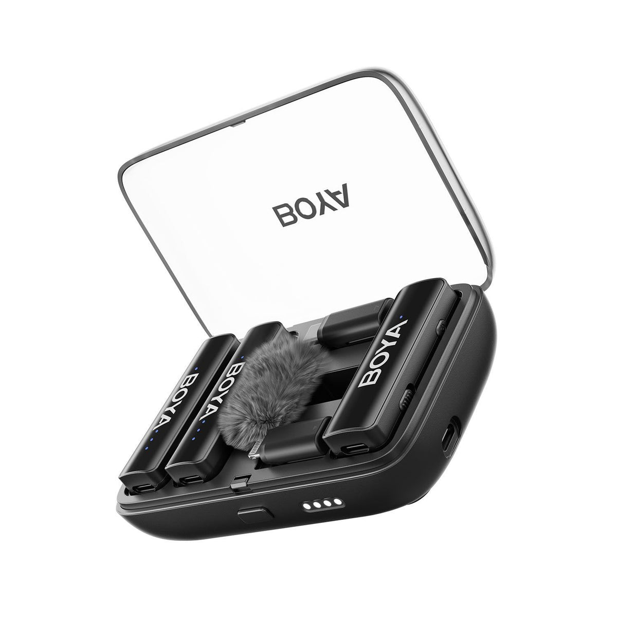 Boya Mikrofoni BOYALINK V2.0 Langaton X2-system 3.5mm/Lightning/USB-C