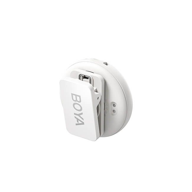 Boya Langaton 2.4 GHz Mikrofoni 2x Omic-D Lightning Valkoinen