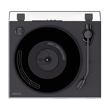 Mixx Analog Plus 2-in-1 Vinyyli- ja CD-Soitin Musta