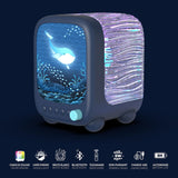 Mobility on Board Yölampu Ocean Wavy Light Abyss Sininen