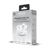 Mixx Trådlösa Open-Ear Kuulokkeet StreamBuds Switch Clips Valkoinen