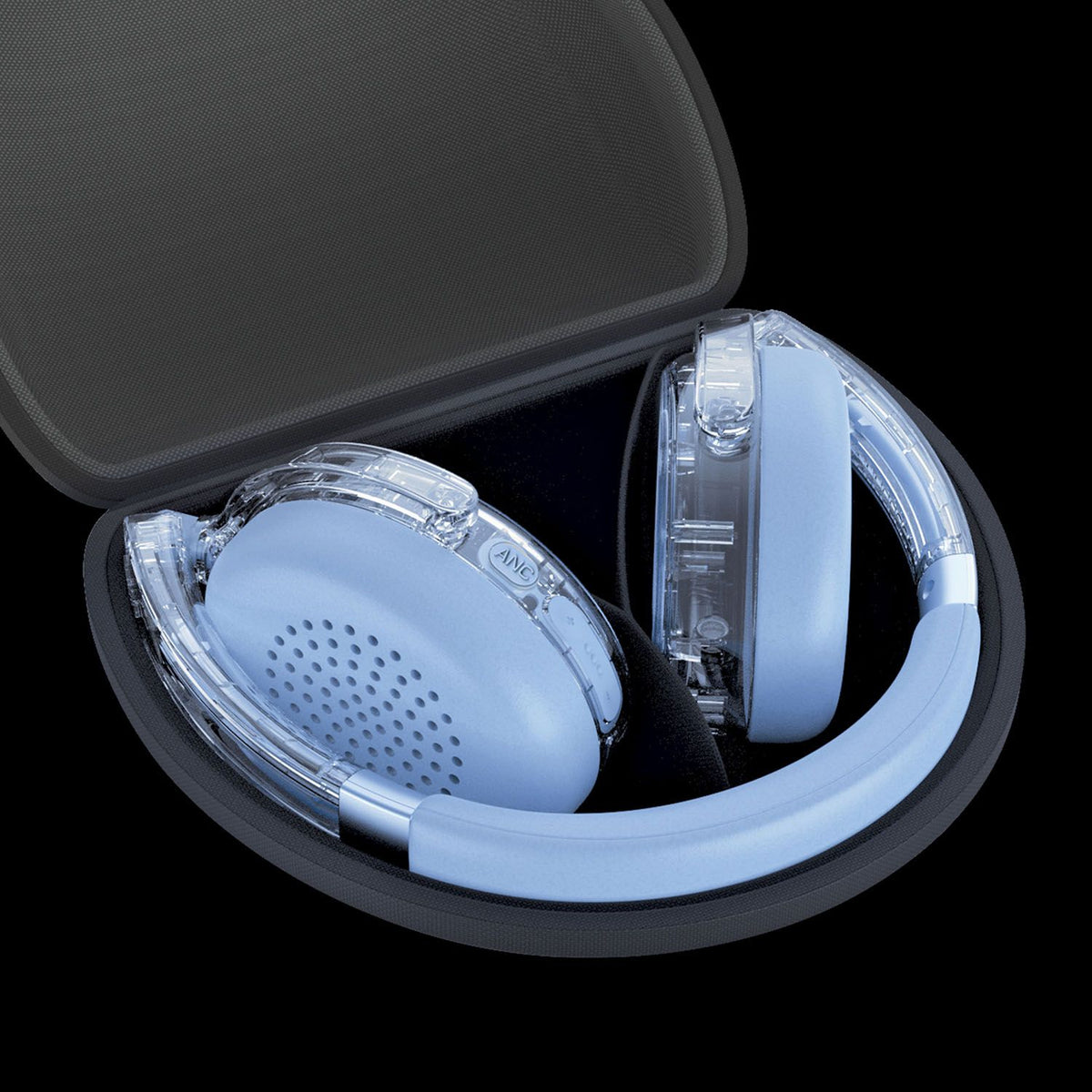 Mixx Trådlösa On-Ear Kuulokkeet StreamQ Go ANC Clear Sininen
