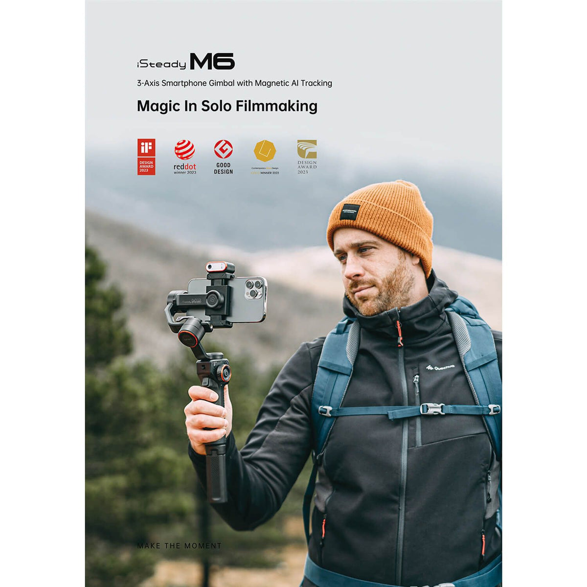 Hohem iSteady M6 Smartphone Gimbal Musta Kit ja AI
