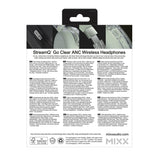 Mixx Trådlöst On-Ear Kuulokkeet StreamQ Go ANC Clear Vihreä