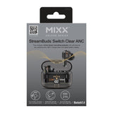 Mixx Trådlösa Kuulokkeet StreamBuds Switch Clear ANC Musta