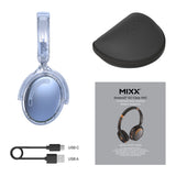 Mixx Trådlösa On-Ear Kuulokkeet StreamQ Go ANC Clear Sininen