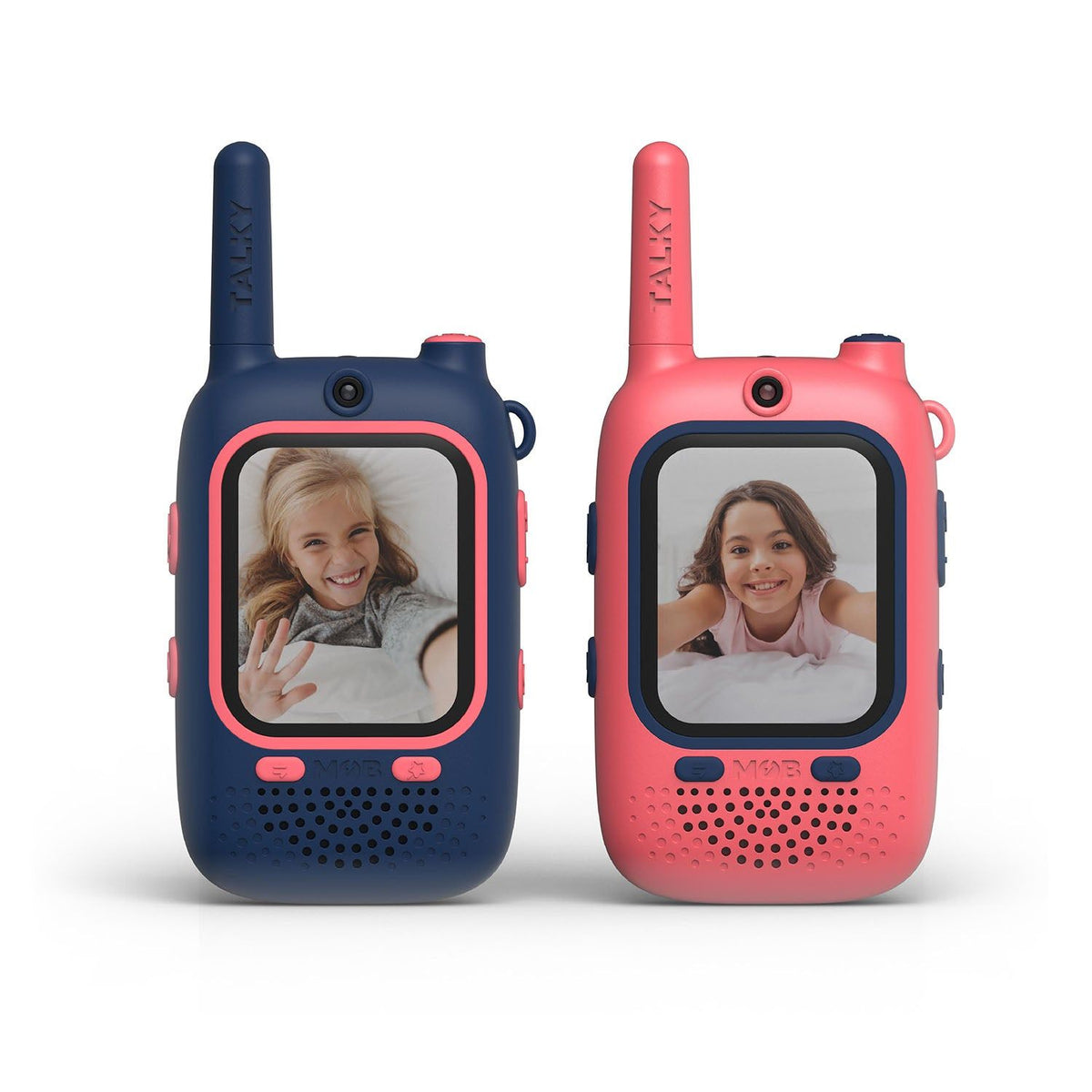 Mobility on Board Walkie Talkie Video Talky Cutie Sininen ja Vaaleanpunainen