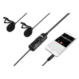 Boya Mikrofoni Lavalier 2x BY-M1DM 3.5mm 4m