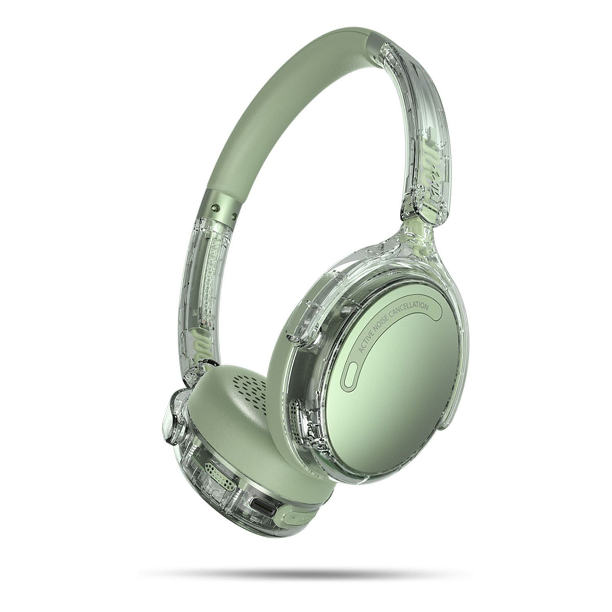 Mixx Trådlöst On-Ear Kuulokkeet StreamQ Go ANC Clear Vihreä