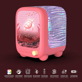 Mobility on Board Yölampu Ocean Wavy Light Coral Vaaleanpunainen