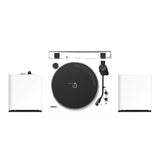 Mixx System 5 Vinyylilevy Soitin Stereo ja Kaiutin Valkoinen