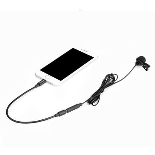 Boya Mikrofoni Lavalier BY-M2 Lightning 6m