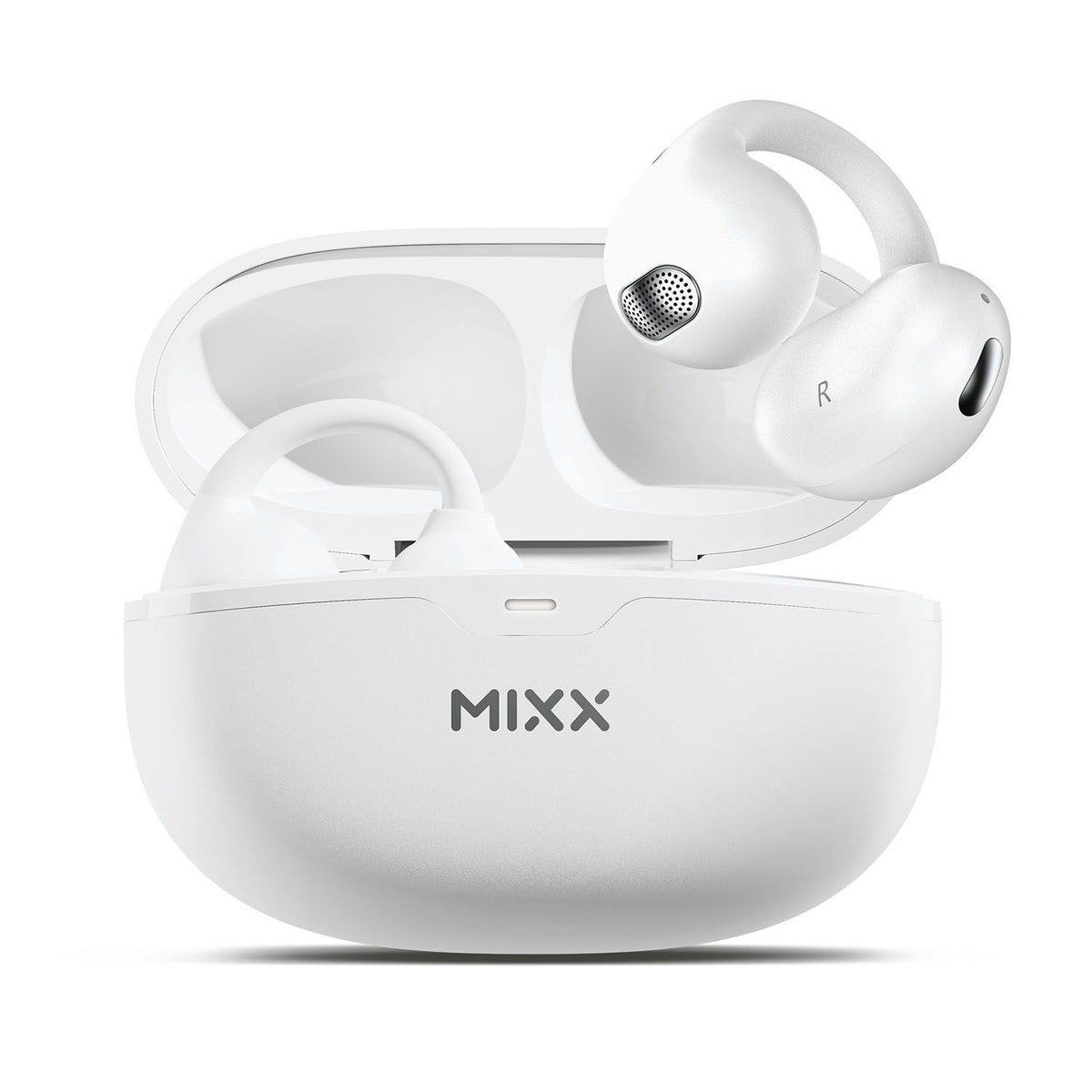 Mixx Trådlösa Open-Ear Kuulokkeet StreamBuds Switch Clips Valkoinen