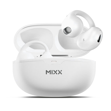 Mixx Trådlösa Open-Ear Kuulokkeet StreamBuds Switch Clips Valkoinen