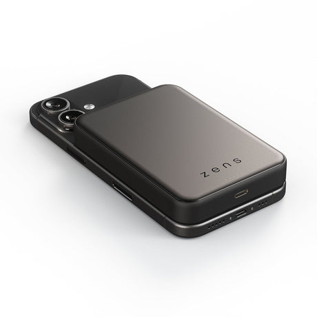 Zens Semi Solid State Powerbank Qi2.2 10 000 mAh Musta