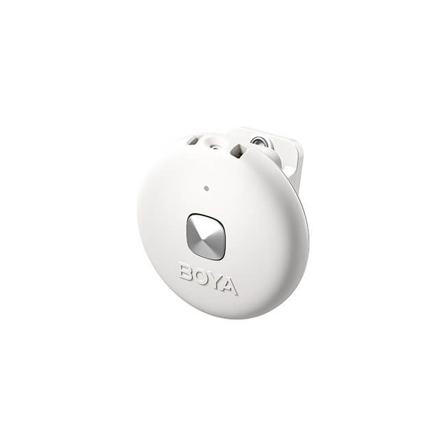 Boya Langaton 2.4 GHz Mikrofoni 2x Omic-D Lightning Valkoinen