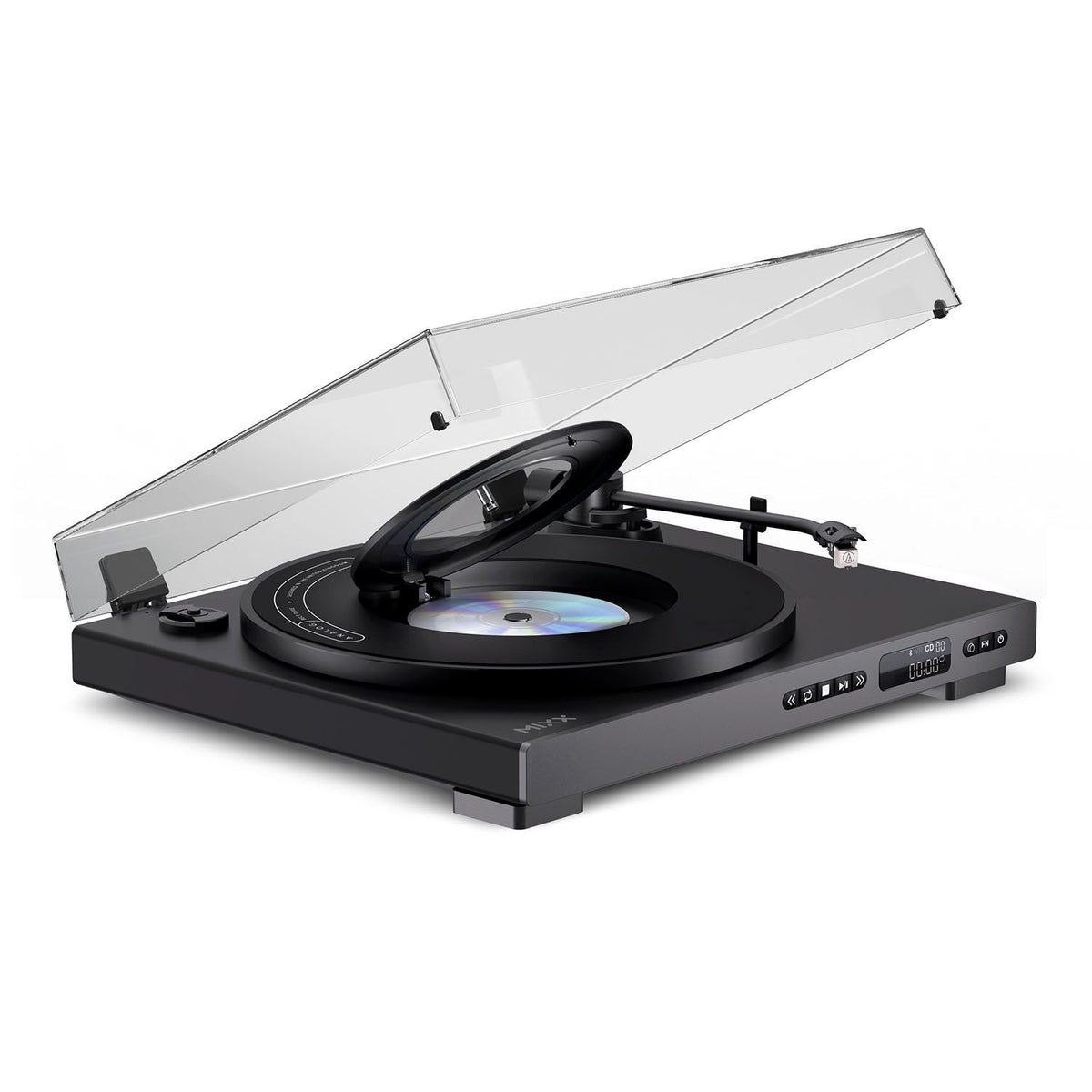 Mixx Analog Plus 2-in-1 Vinyyli- ja CD-Soitin Musta