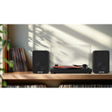 Mixx System 5 Vinyylilevy Soitin Stereo ja Kaiutin Musta