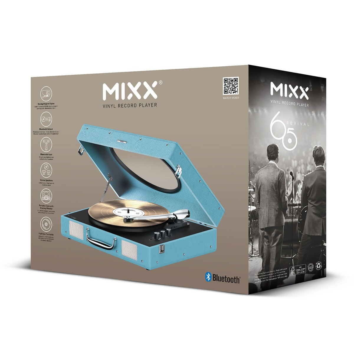 Mixx Revival 65 Vinylsoitin Stereo Turkos