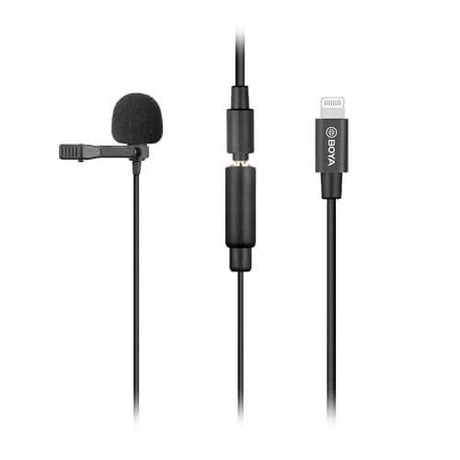 Boya Mikrofoni Lavalier BY-M2 Lightning 6m