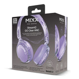 Mixx Trådlöst On-Ear Kuulokkeet StreamQ Go ANC Clear Violetti