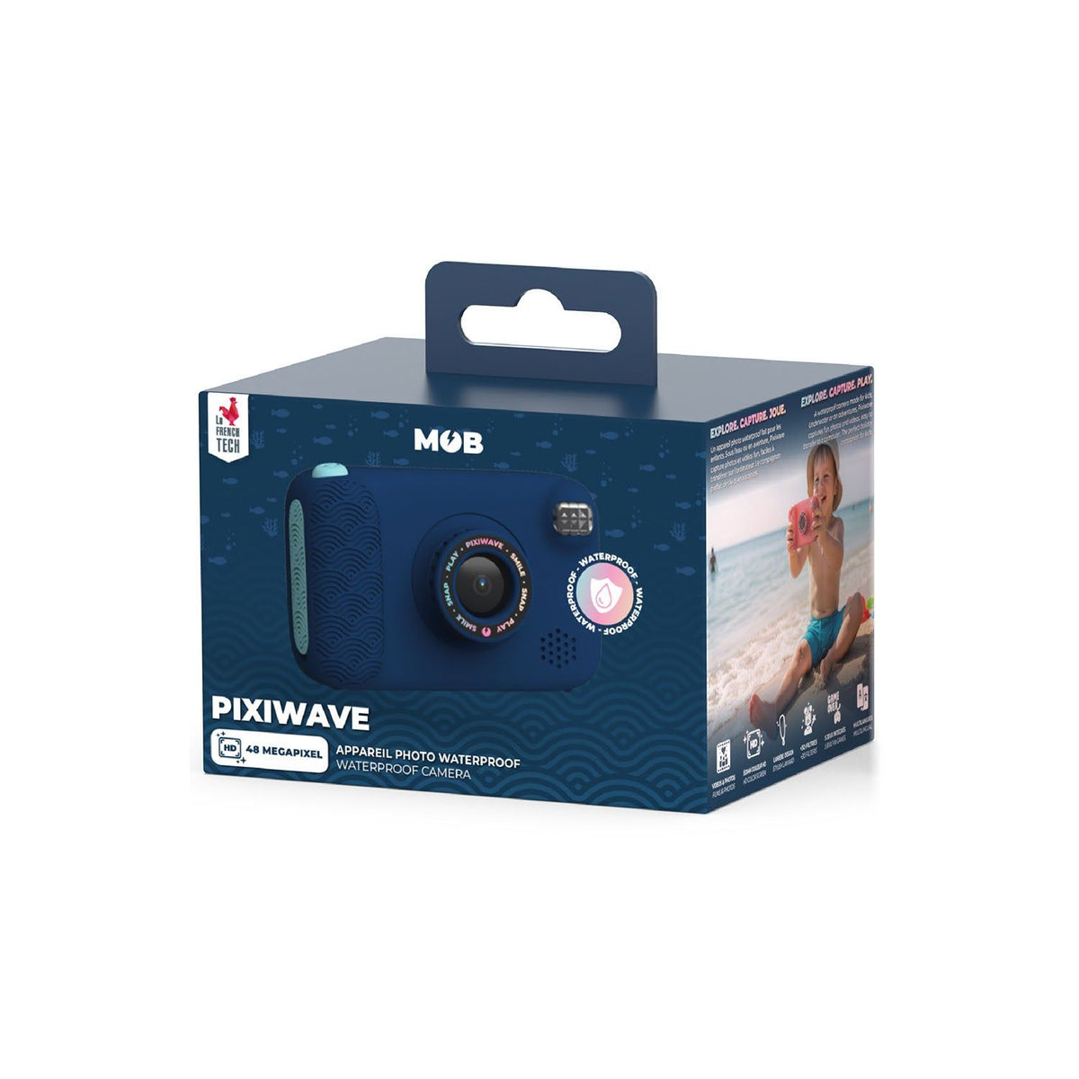 Mobility on Board Ocean Pixiwave Barnkamera Abyss Blue
