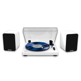 Mixx System 5 Vinyylilevy Soitin Stereo ja Kaiutin Valkoinen