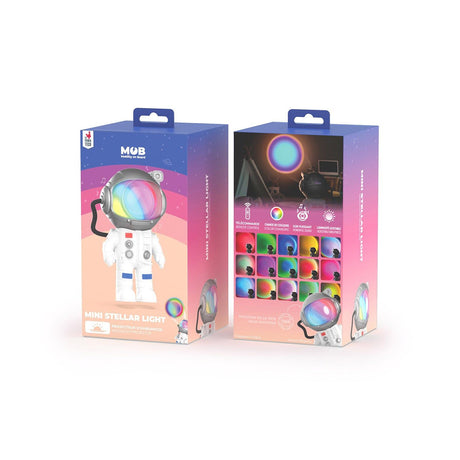 Mobility on Board Projektori Mini Stellar Light Space Valkoinen Astronaut