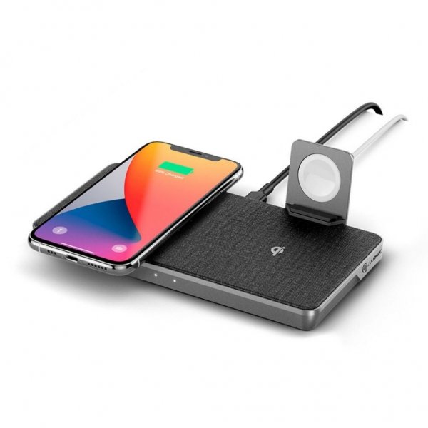 ALOGIC Ultra Power 3-in-1 Langaton Kaksinkertainen Latausasema Apple Watch -pidikkeellä