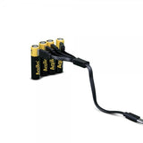 Aqiila Ladattava AAA-akku USB-C 4 kpl