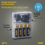 Aqiila Ladattava AAA-akku USB-C 4 kpl