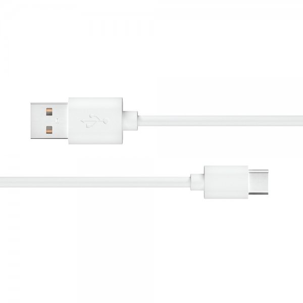 X2O USB-A–USB-C-kaapeli Basic 60 W 0,5 m valkoinen