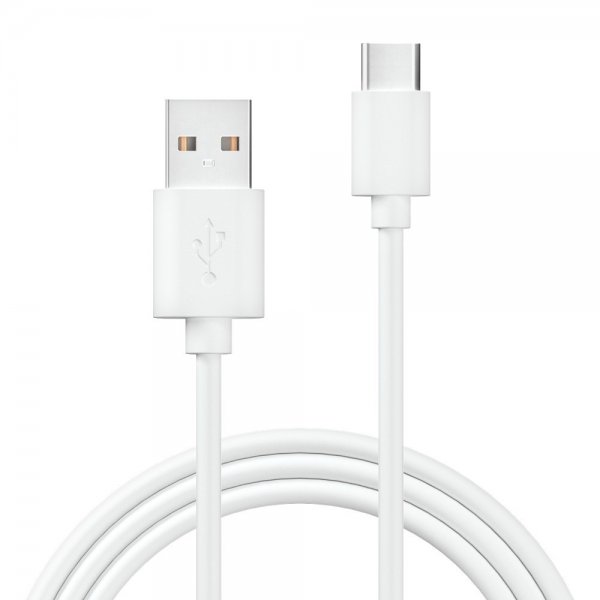 X2O USB-A–USB-C-kaapeli Basic 60W 1,2 m valkoinen