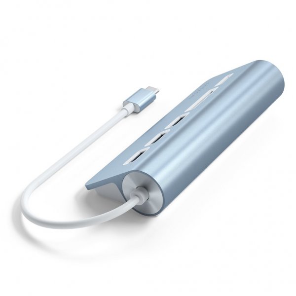 Satechi USB-C Combo Hub for Desktop Sininen