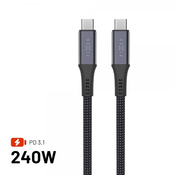 Fixed USB-C-mediallinen USB4 Gen 2 -kaapeli 240W 1,2m