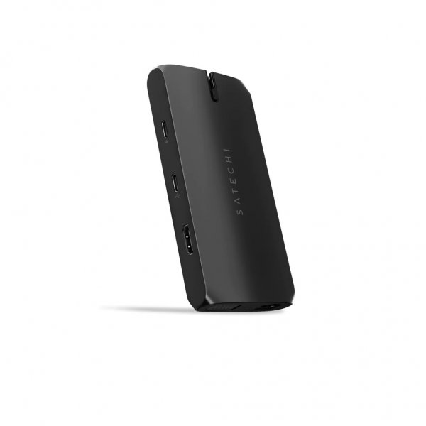 Satechi USB-C On-the-Go Multiport Adapter Musta