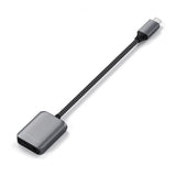 Satechi USB-C–3,5 mm ja USB-C PD -adapteri, harmaa
