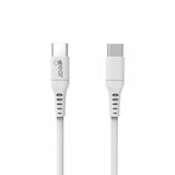Gear USB-C–USB-C-kaapeli, 1 metri, valkoinen