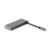 Moshi USB-C Multimedia-keskitin, hopea
