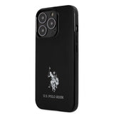 U.S. Polo iPhone 13 Pro -suojakuori logolla, musta
