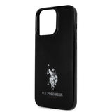 U.S. Polo iPhone 13 Pro -suojakuori logolla, musta