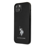 U.S. Polo iPhone 13 Mini -suojakuori logolla, musta