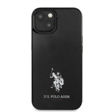 U.S. Polo iPhone 13 Mini -suojakuori logolla, musta
