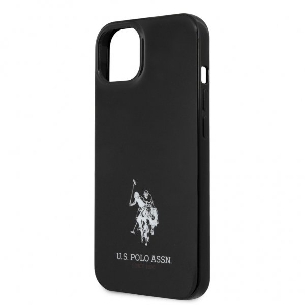 U.S. Polo iPhone 13 Mini -suojakuori logolla, musta